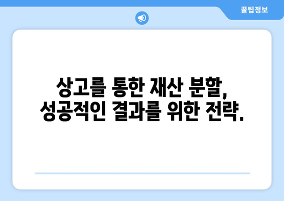 재산 분할 판단 오류, 상고심으로 바로잡기| 긍정적 결과 위한 전략 | 재산분할, 상고, 법률, 소송, 전문가