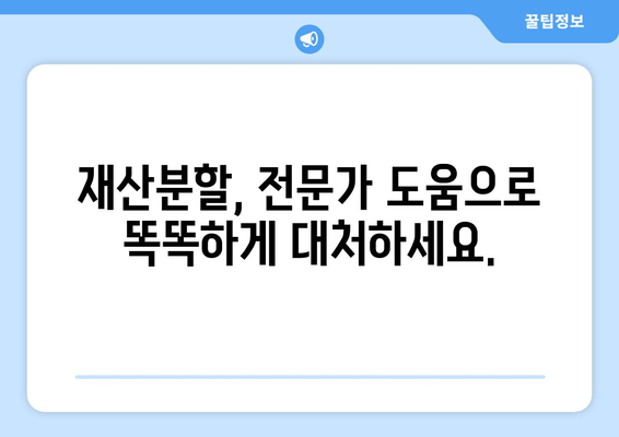 재산분할 소송, 법적 대변 없이는 절대 불가능할까요? | 재산분할, 이혼, 소송, 변호사, 전문가