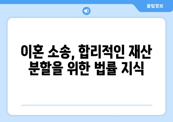 이혼 소송, 재산 분할 문제 해결의 지름길| 변호사의 역할과 전략 | 재산분할, 이혼, 변호사, 소송, 법률