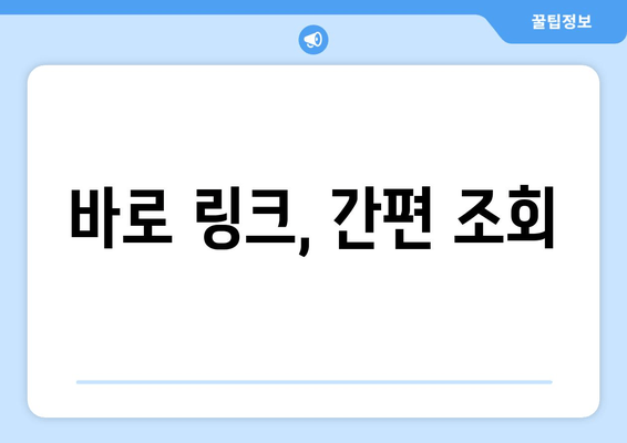 바로 링크, 간편 조회