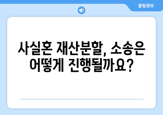 사실혼 재산분할 갈등, 해결 위한 실질적인 가이드 | 재산분할, 위자료, 법률, 소송, 변호사