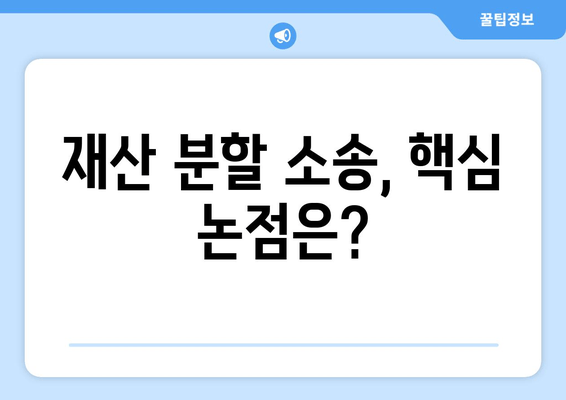 황혼 이혼, 재산 분할 소송의 핵심 논점과 전략| 성공적인 결과를 위한 가이드 | 재산분할, 이혼소송, 법률, 전문가