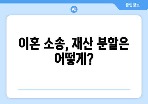 이혼 소송, 재산 분할 갈등 해결 위한 실질적인 가이드 | 재산분할, 위자료, 이혼 전문 변호사