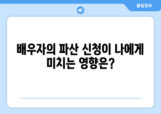 파산 절차 중 배우자 재산과 소득, 어떻게 반영될까요? | 파산, 배우자 재산, 소득, 고려 사항, 법률