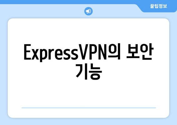 ExpressVPN의 보안 기능