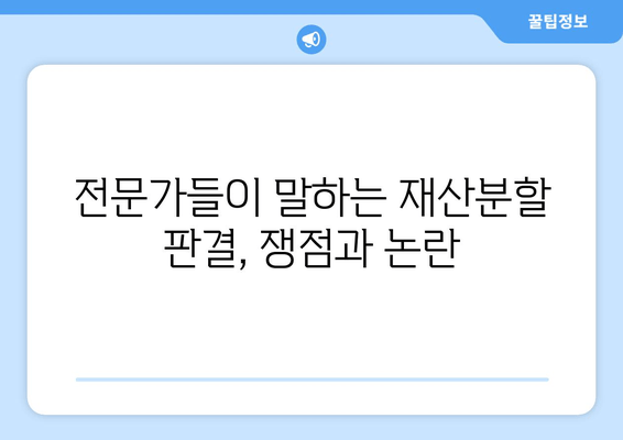 최태원 회장 재산분할 판결,  