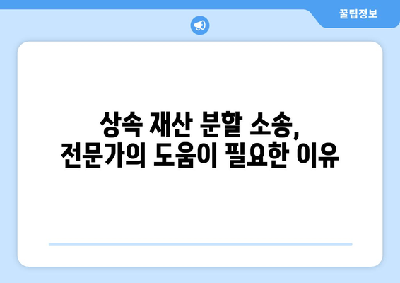 상속 재산분할 청구 소송, 이렇게 대처하세요! | 소송 전략, 핵심 포인트, 성공 사례