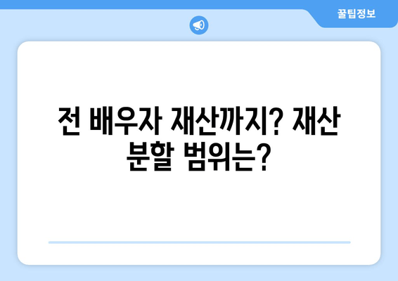 재혼 부부 이혼, 재산 분할 시 꼭 알아야 할 7가지 유의 사항 | 재혼, 이혼, 재산분할, 법률, 변호사, 재산, 위자료