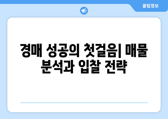 재산 경매 성공 전략| 입찰부터 낙찰까지 완벽 가이드 | 부동산 경매, 투자, 입찰 전략, 낙찰 노하우