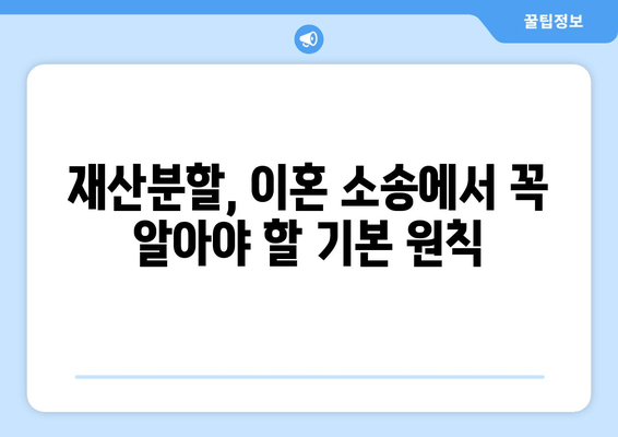 이혼소송 재산분할 갈등, 해결 위한 실전 가이드 | 재산분할, 소송 전략, 합의, 전문가 조언