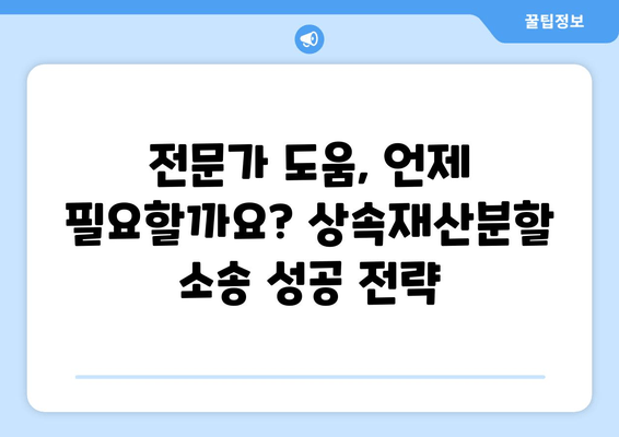 상속재산분할 청구소송 대응 핵심 전략| 성공적인 소송 대비 가이드 | 상속, 재산분할, 소송, 법률 팁