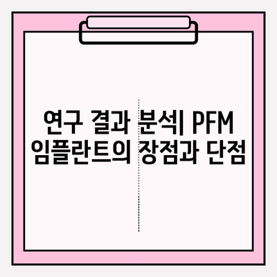 PFM 임플란트의 과학적 근거| 연구 결과 분석 및 임상적 적용 | 치과 임플란트, PFM, 연구, 임상, 과학적 근거