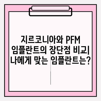 지르코니아 vs PFM 임플란트| 골 통합과 뼈 밀도에 미치는 영향 비교 분석 | 임플란트, 치과, 뼈 재생, 골 유착