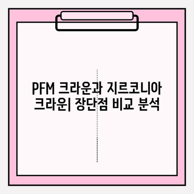 지르코니아 임플란트 크라운 선택 가이드| 오세라믹, 올메탈, PFM 비교 분석 | 임플란트, 치과, 크라운, 재료