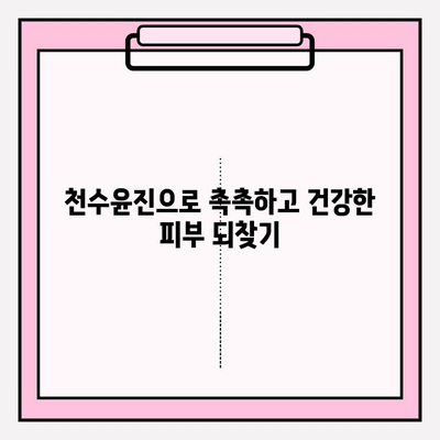 천수윤진 화장품으로 피부 고민 해결! 효과적인 홈케어 관리법 5단계 | 천수윤진, 홈케어, 피부 관리, 화장품 추천