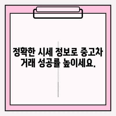 차량번호로 시세 정확히 확인하는 방법 | 중고차 가격, 시세 조회, 견적 비교