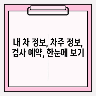 차량번호로 차주 조회| 자동차 검사 기간 확인 및 예약 방법 | 차량 정보, 차주 정보, 검사 예약, 자동차 관리