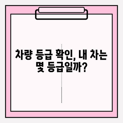 5등급 차량 소유자 정보, 이렇게 빠르게 확인하세요! | 자동차 정보, 소유주 조회, 차량 등급