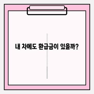 자동차 환급금 수령 가이드| 차량번호로 소유자 확인 | 환급금 신청, 자동차 환급, 차량 소유자 확인