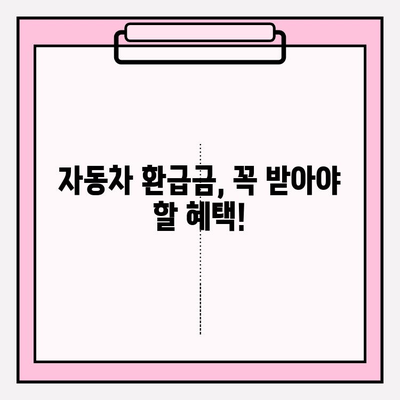 자동차 환급금 수령 가이드| 차량번호로 소유자 확인 | 환급금 신청, 자동차 환급, 차량 소유자 확인