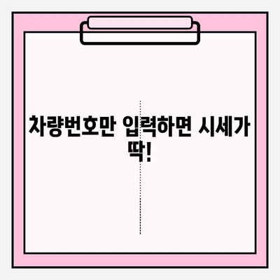 차량번호로 차량 시세 바로 확인! | 자동차 시세 조회, 중고차 가격 확인, 차량 정보