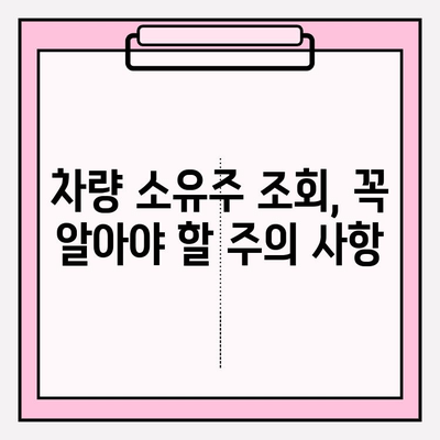 차량번호만으로 차주 정보 확인? 무료로 가능한 방법 알아보기 | 차량 소유주 조회, 차량 정보 확인, 자동차 번호판