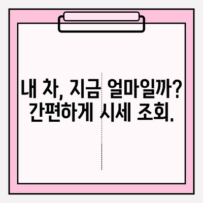 번호판으로 차량 시세 확인| 정확하고 빠르게 알아보는 방법 | 자동차 시세, 중고차 가격, 차량 정보