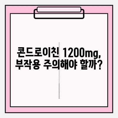 콘드로이친 1200mg 섭취, 최신 연구 결과로 알아보는 효과와 안전성 | 건강기능식품, 관절 건강, 부작용