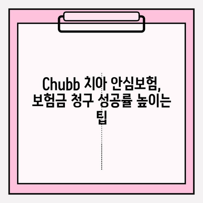 Chubb 치아 안심보험 보험금 청구 완벽 가이드 | 단계별 안내, 필요 서류, 주의 사항