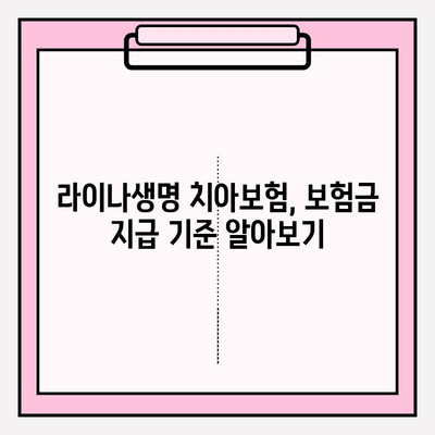 라이나생명 치아보험 보험금 청구부터 해지까지 완벽 가이드 | 보험금 지급 기준, 서류, 절차, 해지 시 주의 사항