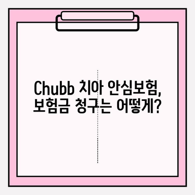 칫솔질만으로는 부족해! 😲 Chubb 치아 안심보험 보험금 청구 절차 완벽 가이드 | 치아보험, 보험금, 청구방법, 서류