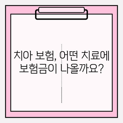 치아 보험금 청구 완벽 가이드 | 치아 보험, 보험금 청구 절차, 서류 준비