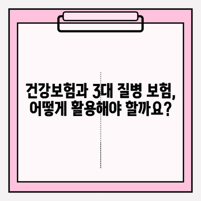 3대 질병 보험, 제대로 알고 가입하기| 핵심 정보 & 가입 꿀팁 | 건강보험, 보장 분석, 비교견적