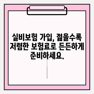 실비보험 가입, 나이와 가입금액이 중요한 이유 | 실비보험 가입 가이드, 보장 범위, 비교 분석