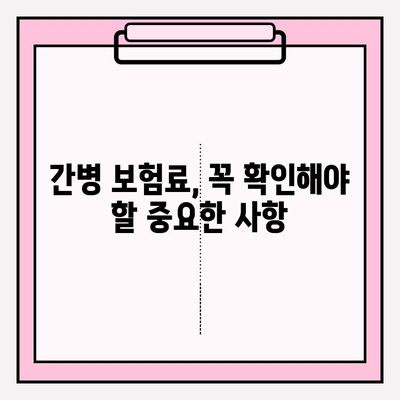 간병 보험료, 꼼꼼히 따져보세요! | 확인 사항, 비교 분석, 주요 질문