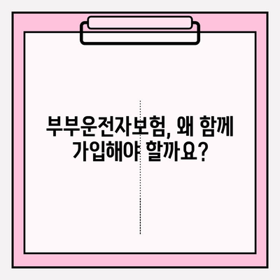 부부운전자보험 가입 완벽 가이드| 필수 지식, 절차, 혜택 비교 | 보험료, 보장 범위, 추천 상품