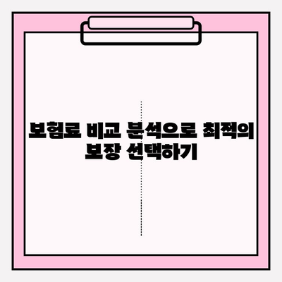 후유 장애 보험료 비교 분석| 나에게 맞는 최적의 보장 찾기 | 후유 장애 보험, 질병 후유 장해, 보험료 비교, 보험 추천