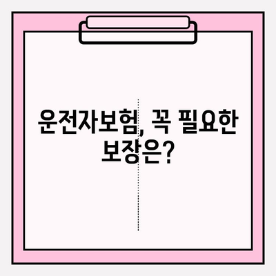 운전자보험 가입자를 위한 완벽 가이드| 보장 범위 & 요건 파악부터 가입 꿀팁까지 | 운전자보험, 보험 가입, 보장 범위, 가입 요건