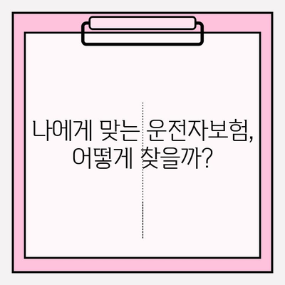 운전자보험 가입자를 위한 완벽 가이드| 보장 범위 & 요건 파악부터 가입 꿀팁까지 | 운전자보험, 보험 가입, 보장 범위, 가입 요건