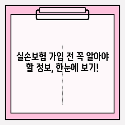 실손보험 가입 전 꼼꼼히 비교하고 추천 사이트에서 알뜰하게 준비하세요! | 실손보험 비교, 추천 사이트, 보험료 절약