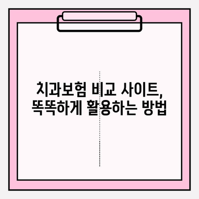 치과보험 비교 사이트 활용 가이드| 나에게 맞는 보험 찾기 | 치과보험, 보험 비교, 보험 추천