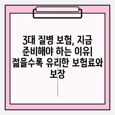 3대 질병보험 가이드| 나에게 꼭 맞는 최적의 보장, 지금 준비하세요! | 암, 뇌졸중, 심장질환, 보험 비교, 보장 분석, 보험료 계산