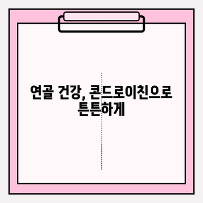 콘드로이친| 관절 건강을 위한 필수 성분, 효능과 섭취 방법 | 관절 건강, 연골 건강, 건강 식품