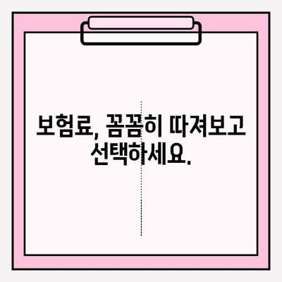 실손보험 가입 전, 내게 딱 맞는 실손의료비 보험 찾기| 비교 가이드 | 실손보험, 의료비 보장, 보험료 비교