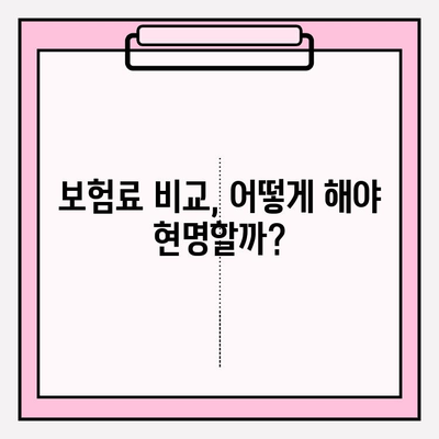 실손보험 가입 전, 놓치면 후회하는 실손의료비보험 비교 가이드 | 보장 범위, 보험료, 주의 사항 꼼꼼히 살펴보세요