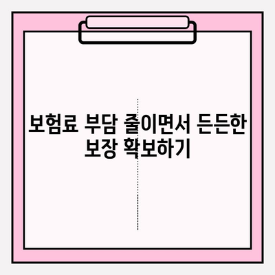 실손보험 비교, 나에게 딱 맞는 보장 찾기 | 저렴하고 효과적인 보험 선택 가이드