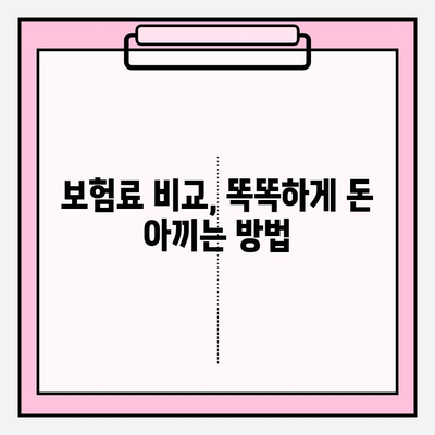 실손보험 가입 전, 비교사이트 활용으로 나에게 딱 맞는 보험 찾기 | 실손보험 비교, 보험료 비교, 보장 범위 비교, 가입 꿀팁