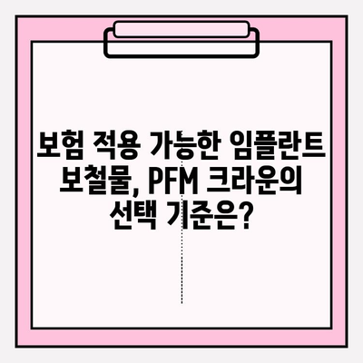 PFM 크라운의 다양한 모습| 보험 적용 가능한 임플란트 보철물 선택 가이드 | 임플란트, 보철물, PFM 크라운, 보험