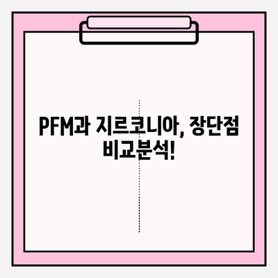 임플란트 크라운 선택 가이드| PFM vs 지르코니아, 나에게 맞는 최적의 선택은? | 임플란트, 크라운, PFM, 지르코니아, 비교, 장단점