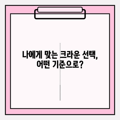 지르코니아 크라운 vs PFM 크라운| 어떤 게 나에게 맞을까? | 치과, 보철, 심미치료, 비용